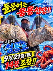 <고흥녹동> 청룡호 21일 돌문어 오늘도!!대박조황